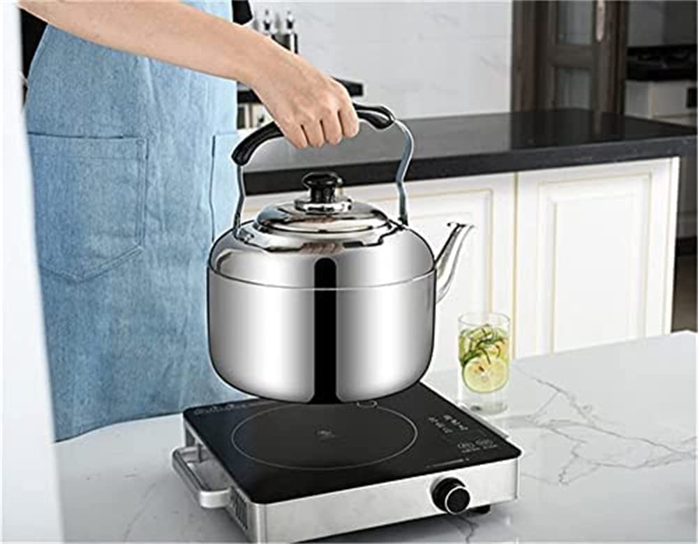 Amazon｜やかん 304ステンレス鋼のティーケト 4L/5L/6L/7L/8L/10L/12L